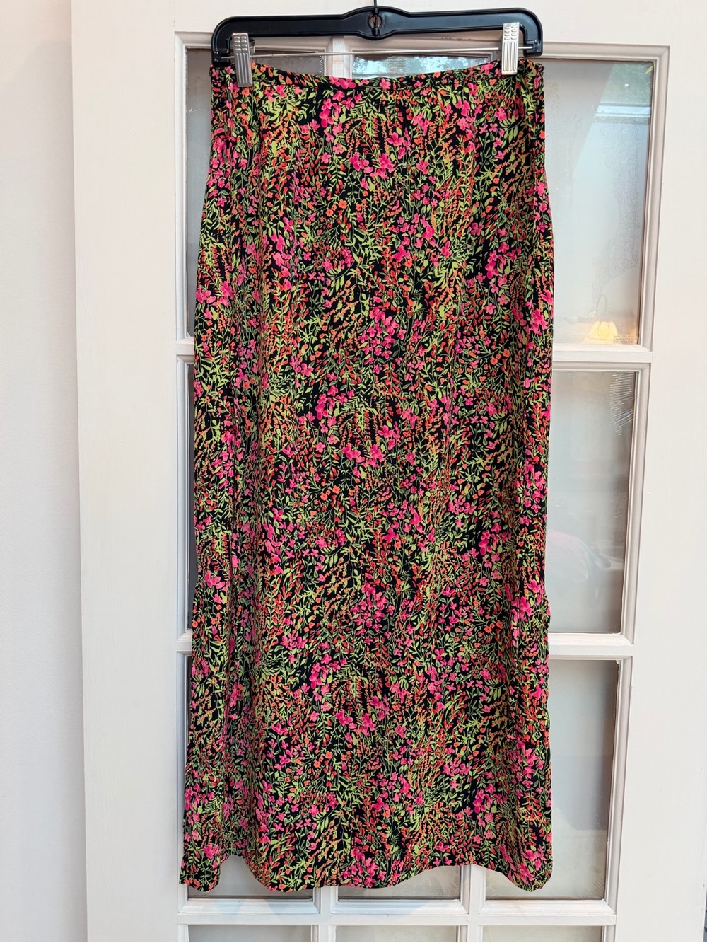 Vintage Kathie Lee Collection 90’s Floral Maxi Skirt Spring Garden Size 8 Medium